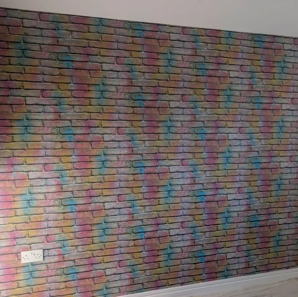Textured luxury wallpaper detail installed by Fineline Decorators Plymouth, Devon & Cornwall