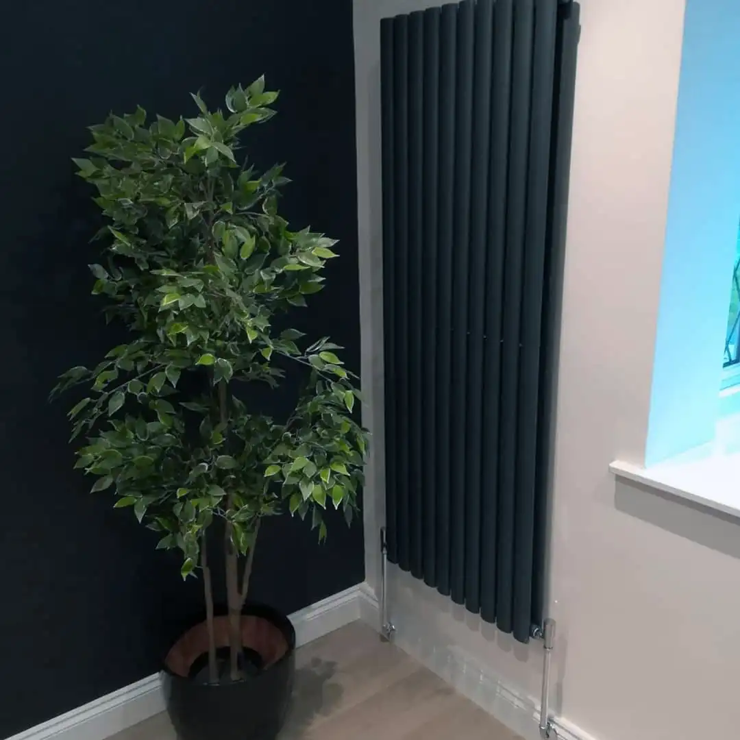 Bathroom feature wall by Fineline Decorators in Plymouth and Devon