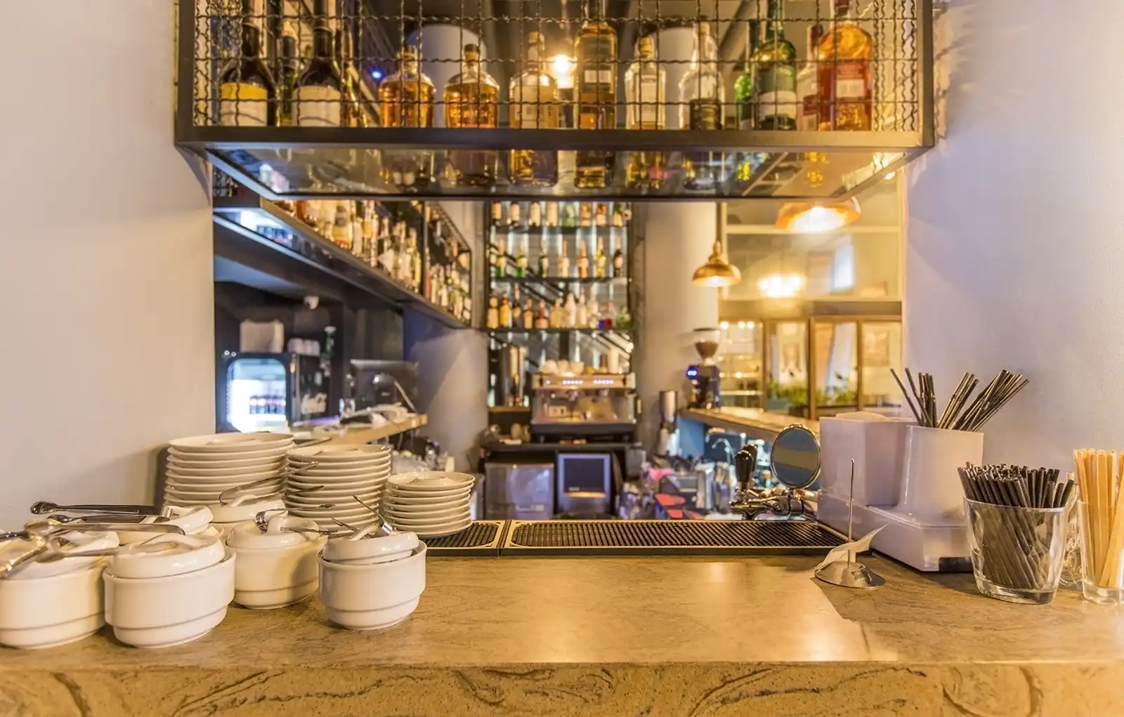 Bar interior refurbishment by Fineline Decorators Plymouth, Devon & Cornwall