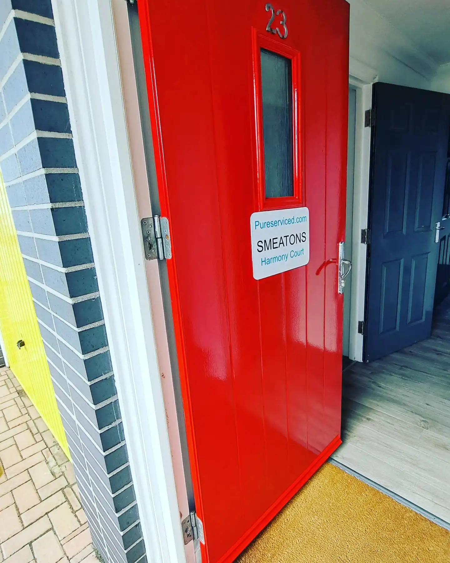 Internal flat door painting Plymouth