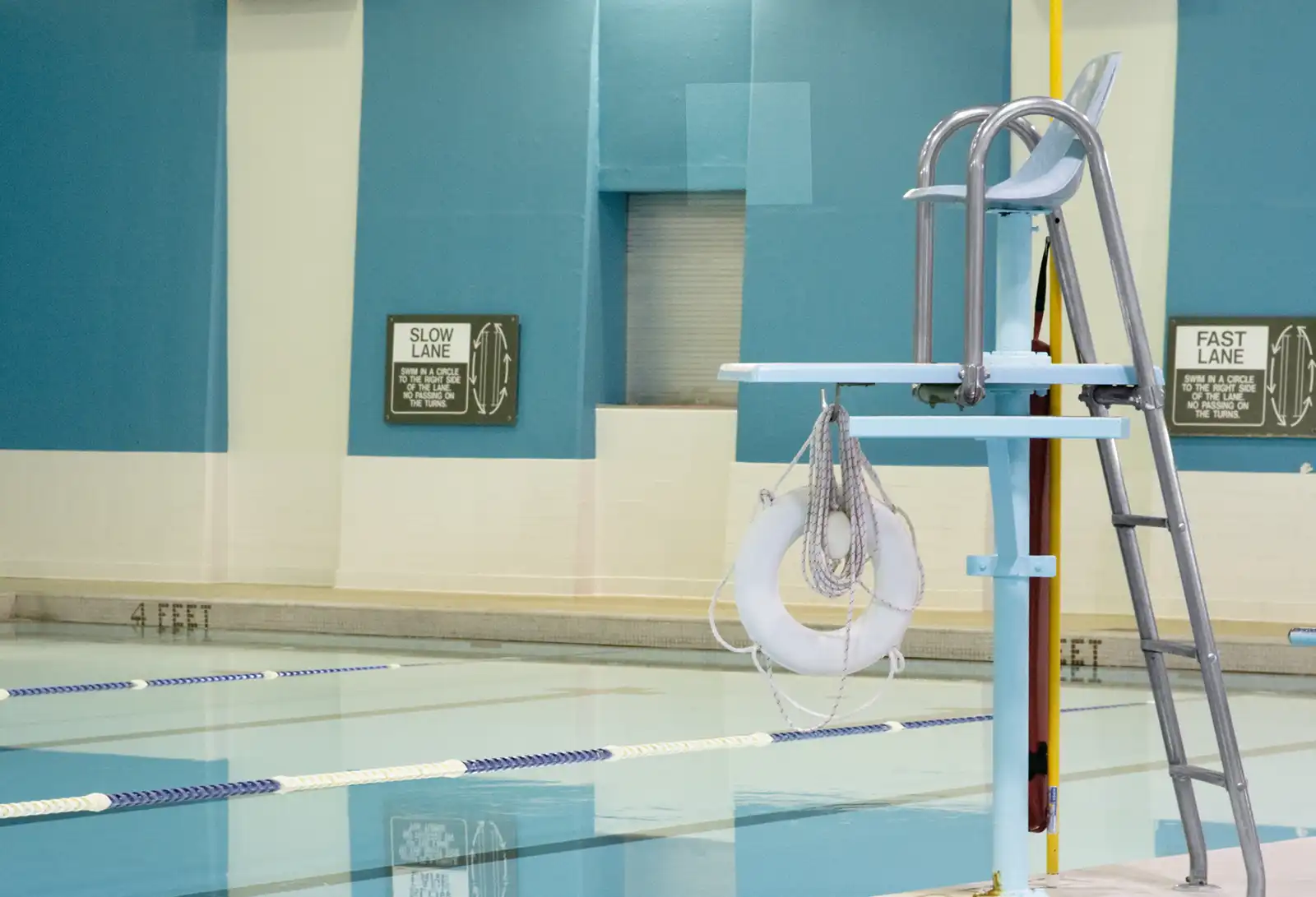 Swimming pool interior decorating by Fineline Decorators Plymouth, Devon & Cornwall