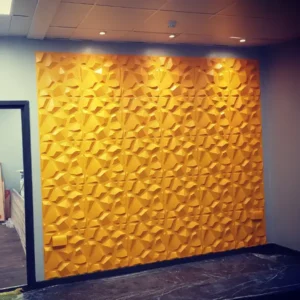 Illuminated feature wall installed by Fineline Decorators Plymouth, Devon & Cornwall